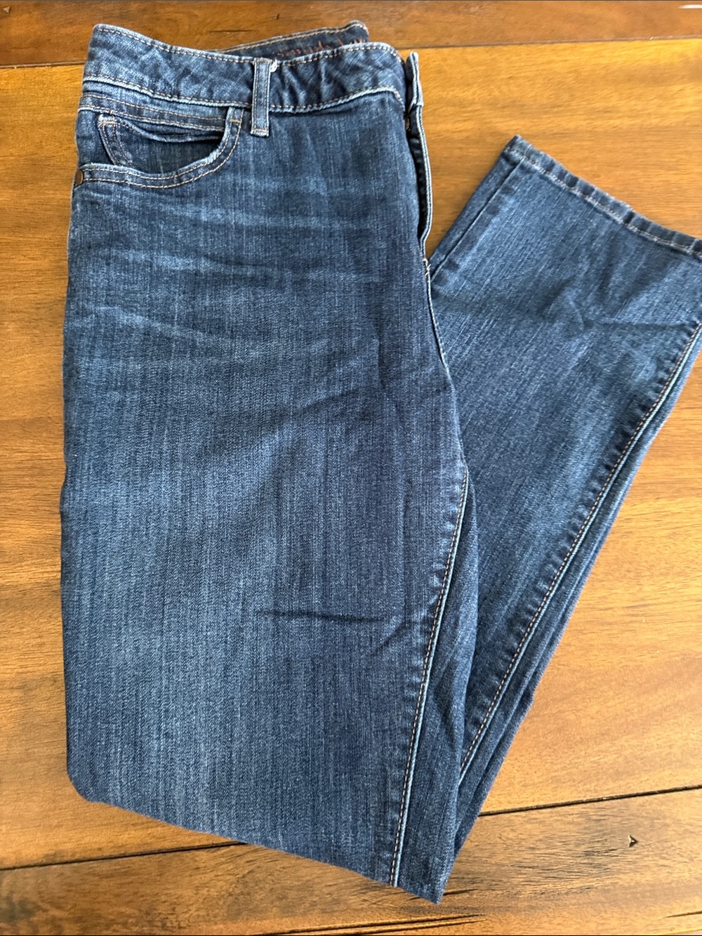 Simply Vera Vera Wang Dark Indigo Cropped Ankle Jeans